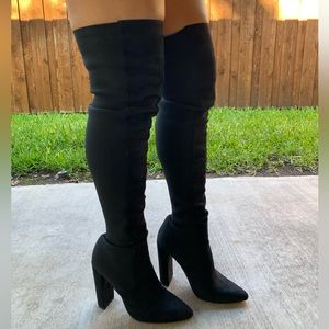 Steve Madden Boots, Black, Size 9.5